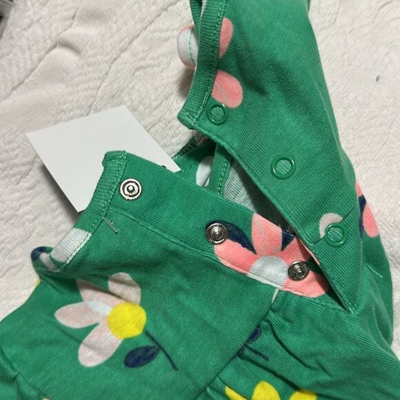 NEW Floral Sleeveless Lightweight Cotton Flutter Sleeve Summer Dress  READ DESC. - Picture 3 of 3